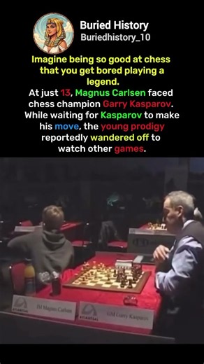 13-Year-Old Magnus Carlsen Got Bored Playing Garry Kasparov 🤯♟️
