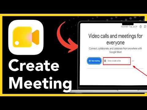 How to create a meeting in Google Meet
