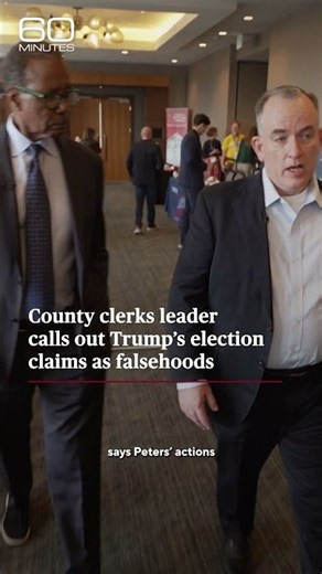 County clerks leader calls out Trump’s election claims as falsehoods #shorts