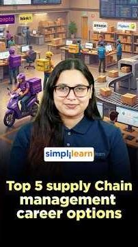 Top 5 Supply Chain Management Career Options | Supply Chain Management Jobs | #Shorts | #Simplilearn