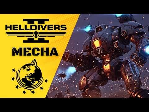 #mecha Killing TERMINIDS in #helldivers2 | Unleashing Stratagem Power on Terminids GAMEPLAY 15