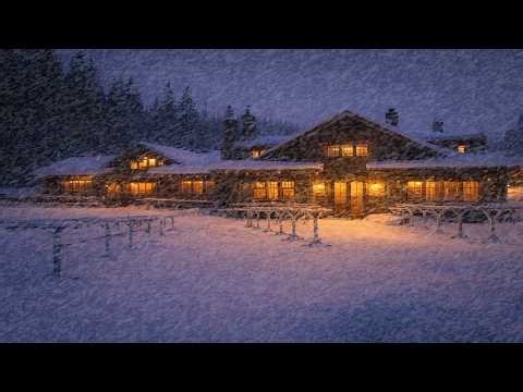 Sounds for Sleep | Heavy Blizzard Storm at Night | Howling Wind & Heavy Winter Storm