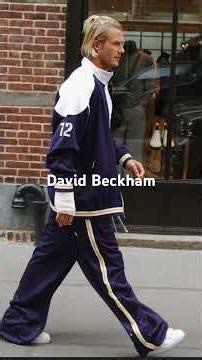 David Beckham is known for a sharp, confident style that blends classic tailoring, modern streetwear