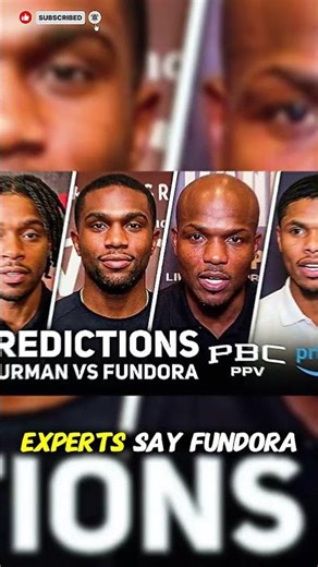 FINAL PICKS 💥 Experts REVEAL Winner — Thurman vs Fundora!