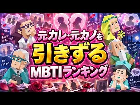 【MBTI】元カレ・元カノを引きずるランキング｜忘れられない16タイプ