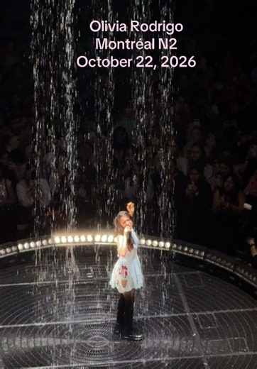 Olivia Rodrigo Montreal concert October 22, 2026 — The Unraveled Tour