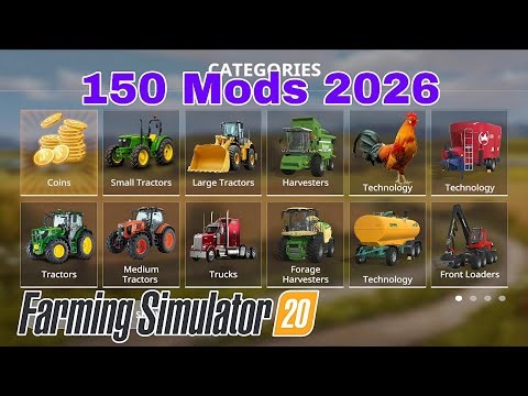 150+ Mods In FS20 || Farming Simulator 20 Chicken Mods Download || Fs 20 Map Link