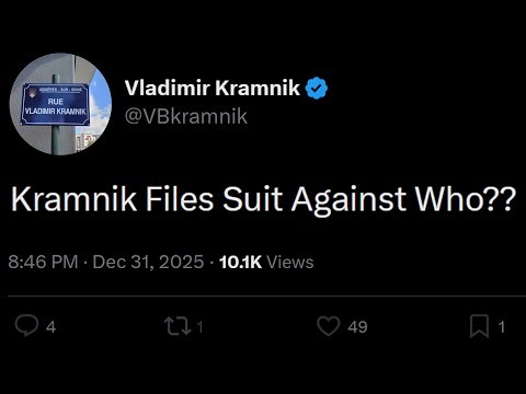 KRAMNIK IS SUING WHO???