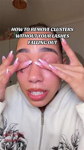 Remove Cluster Lashes Safely and Effectively