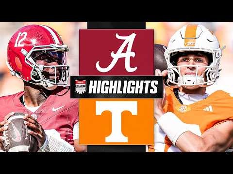 Alabama Crimson Tide vs. Tennessee Volunteers | Full Game Highlights | ESPN College Football