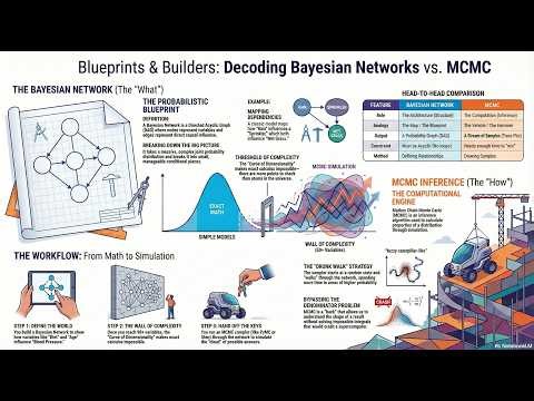 Bayesian Networks vs MCMC (POV I)