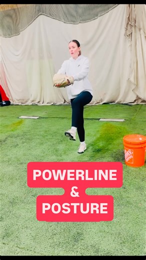 Bobbi Darretta • Private Pitching Coach on Instagram: "Work on keeping the arm on the powerline, staying loose & posture. Start with a first drill, your push foot is in front and your arm is on the powerline. You have to learn to stay loose in your shoulder and elbow in order to do this drill and have your hand under the ball when in your whip. Then move on to a balanced drill that forces you to keep your posture and stay loose in your upper body or else you will lose balance. Put the two drills