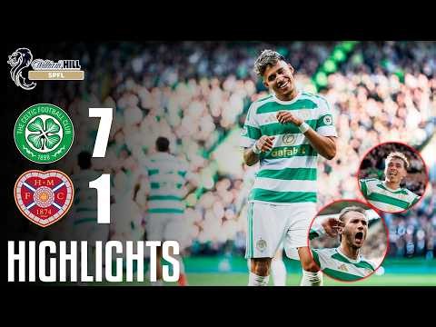 Celtic vs Hearts 7-1 Highlights | Scottish Premiership 2026/27