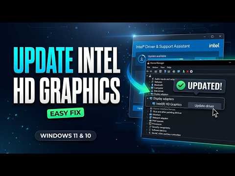 How to Update Intel HD Graphics in Windows.
