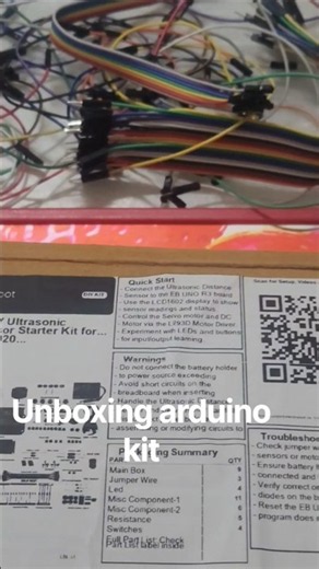 Arduino Kit Unboxing! 🔥 #Arduino #DIY #Unboxing #Experiment #DIYProject #Creative