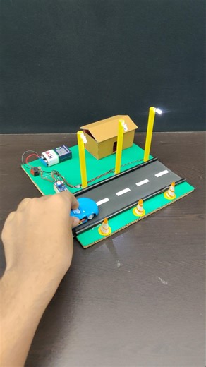 Simple Automatic Street Light Project #street #streetlights #sciencproject #scienceexhibition #iot
