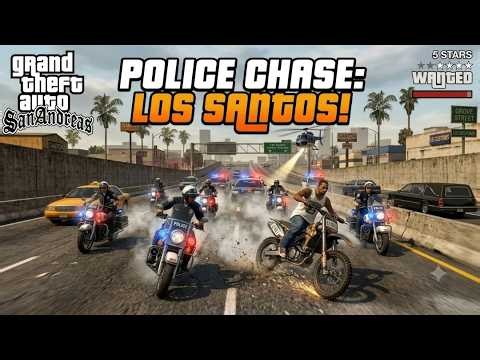 MISSION WHILE POLICE CHASE | GTA San Andreas | NEW GAMEPLAY #8