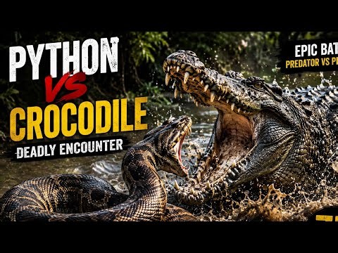Python vs Crocodile — Deadly Encounter | Predator vs Predator