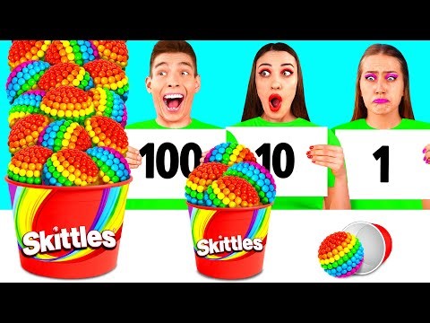 100 Layers of Food Challenge | Funny Cooking Battle by RaPaPa Challenge