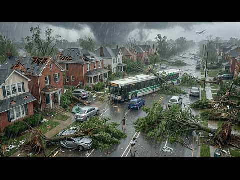 Canada Struck by Massive Tornado! Monster Winds Uproot Trees and Flip Cars in London, Ontario