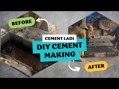 DIY Cement Making a Beautiful | The Art of Cement Tile Making: #construction 