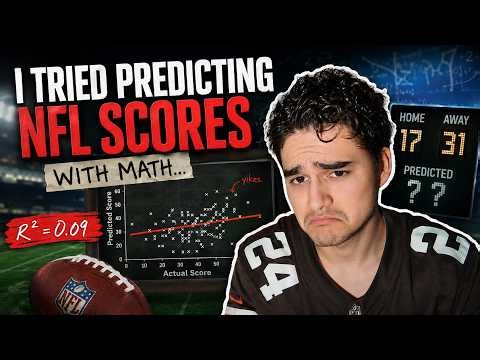 I tried predicting NFL scores with math. It went terribly.