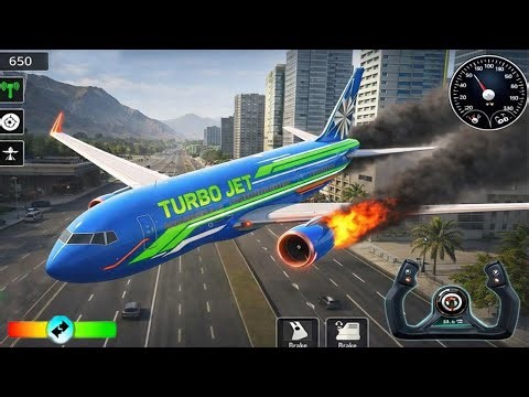 City Pilot Airplane Journey Gameplay | Realistic Flight Simulator | Android Game
