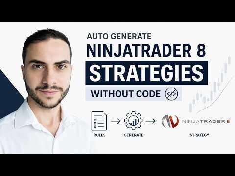 Auto Generate NinjaTrader 8 Strategies without code