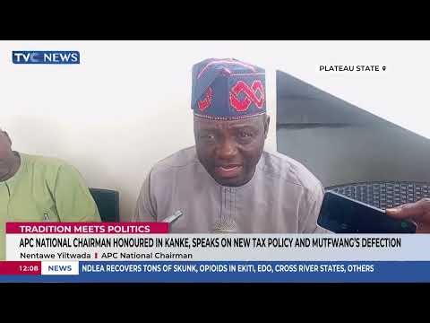 APC National Chairman Honoured In Kanke, Speaks On New Tax Policy, Mutfwang's Defection