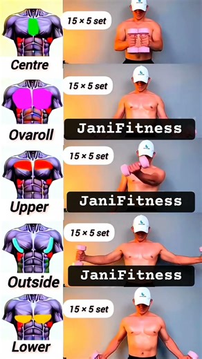 😱Grow a Thicker Chest with Dumbbells 💪 #dumbbells #chestworkout