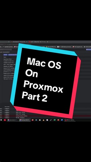 Home lab How to setup and install a MAC OS Virtual Machine on Proxmox Part 2 #homelab #proxmox #macos #selfhost #homenetwork