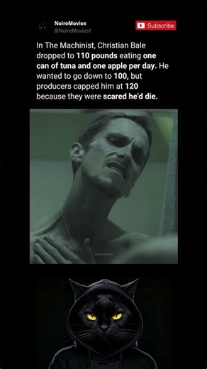 In The Machinist (2004), Christian Bale's Weight Loss Changed His Career 😱