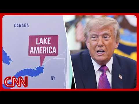 Trump renames Lake Ontario to 'Lake America'
