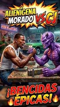 CJ vs ALIENIGENA MORADO #gtavonline