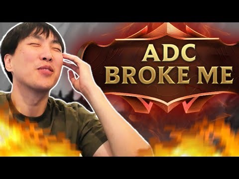 League and ADC has officially broke me.