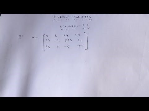 One shot Ex-3.1 class12|matrices|class12 one shot Ex 3.1 maths |Ex 3.1 class 12 math in one shot