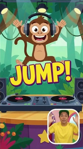 🐵 Animal Freeze Dance! 🥳 Jump, Dance & Unfreeze! 🦁🎶 #Shorts
