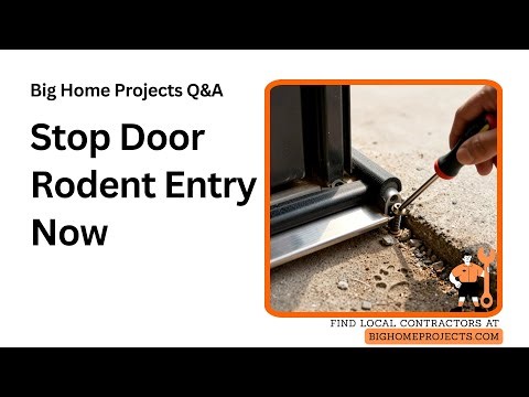 Spring-Loaded Stainless Sweep Neoprene Threshold Fix