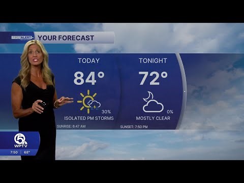 WPTV First Alert Weather Forecast for Morning of April 25, 2026