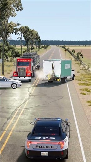 Realistic Highway Car Crashes #178