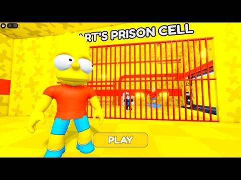 SPEED RUN BART'S ESCAPE IS ON! (Obby) Roblox