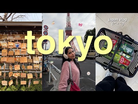 JAPAN VLOG🍥🗼exploring tokyo, trying japanese snacks, tokyo tower & more!! 