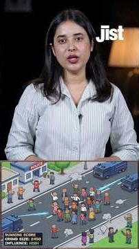 A protest turned into a video game!