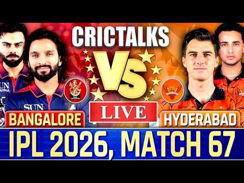Live: Bangalore vs Hyderabad, Live Match Today IPL 2026, Live Cricket Commentary, Scores 2nd Inn