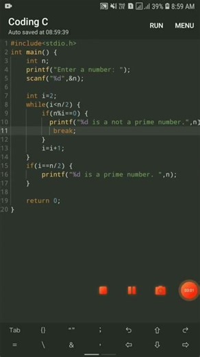Prime Number Logic & Code | Prime Number Program for Beginners
