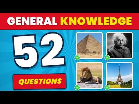 Only 1% Can Score 52/52 on This General Knowledge Quiz