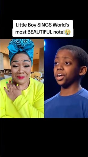 Little Boy Sings The Most BEAUTIFUL NOTE In The WORLD!!😲😍🎵