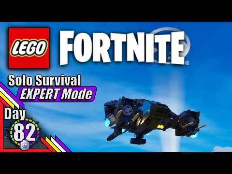 EXPERT MODE | Day 82: BATMAN UPDATE wk5—FREE "The Bat" Blueprint! [LEGO Fortnite—Solo Survival]