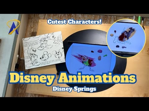 Disney Character Animation at Disney Springs 🎨