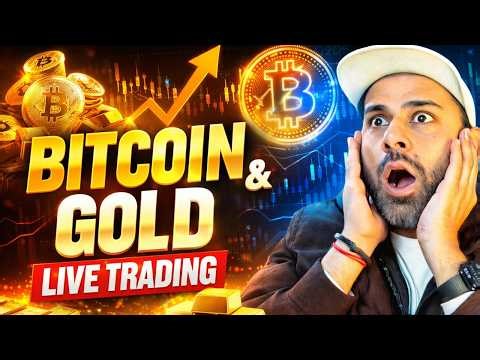 🔴 LIVE Bitcoin & Gold Scalping | Real-Time Trades + Analysis